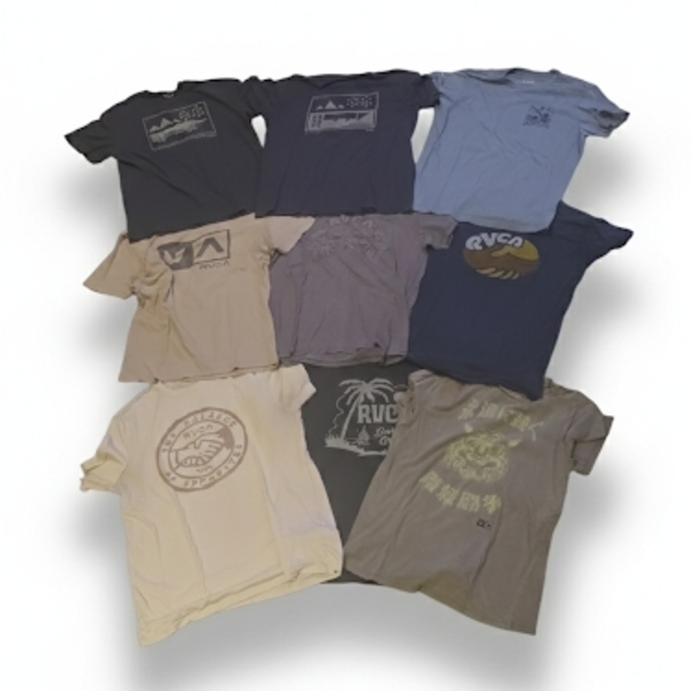 Assorted RVCA Super Soft Mens Graphic T-Shirts - size L